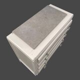 Art Deco chest of drawers with moustache feet, 1930