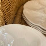 Set of 4 Gien oyster plates