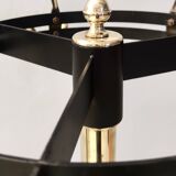 Revolving Brass and Varnished Iron Coat Rack, Italy