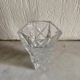 Vase en verre ciselé vintage