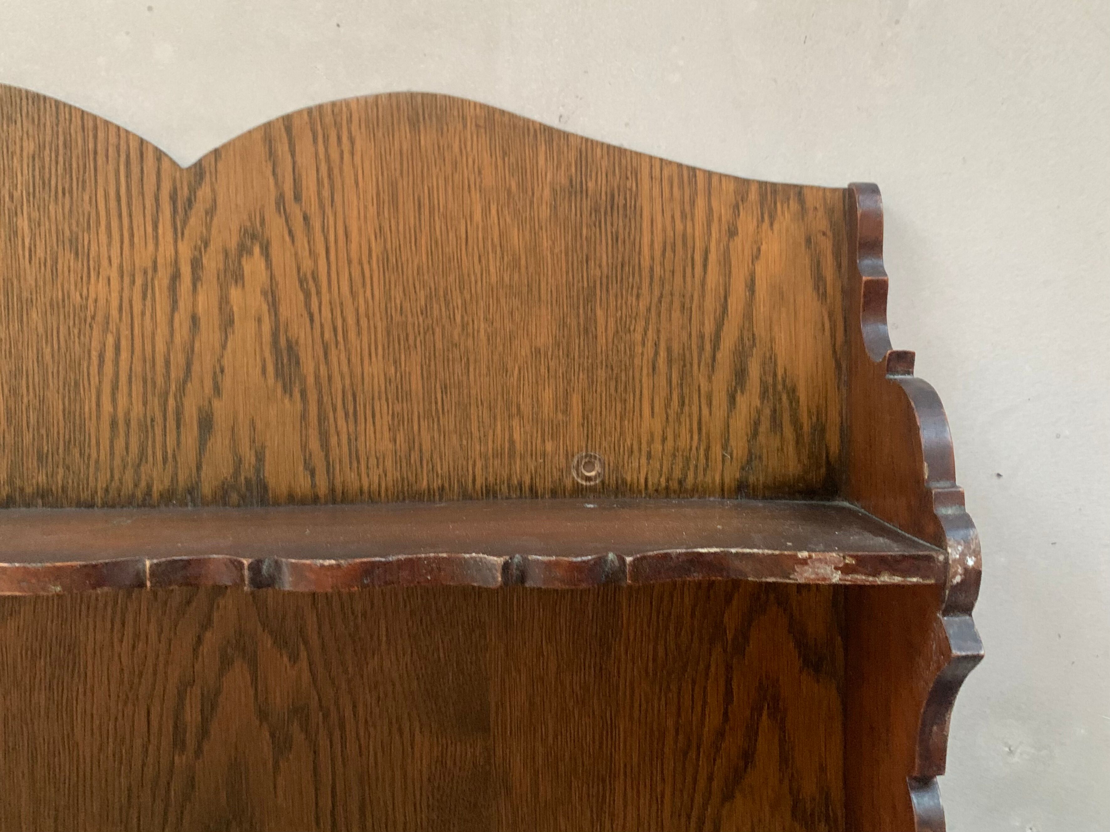 Antique wall shelf