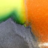 Fruit cup in black ceramic matte