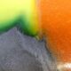 Fruit cup in black ceramic matte