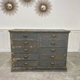 1930s workshop furniture with shell handles.