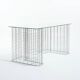 Wire glass and metal desk, terence conran, 1980s