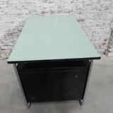 Vintage desk with formica top, Torck