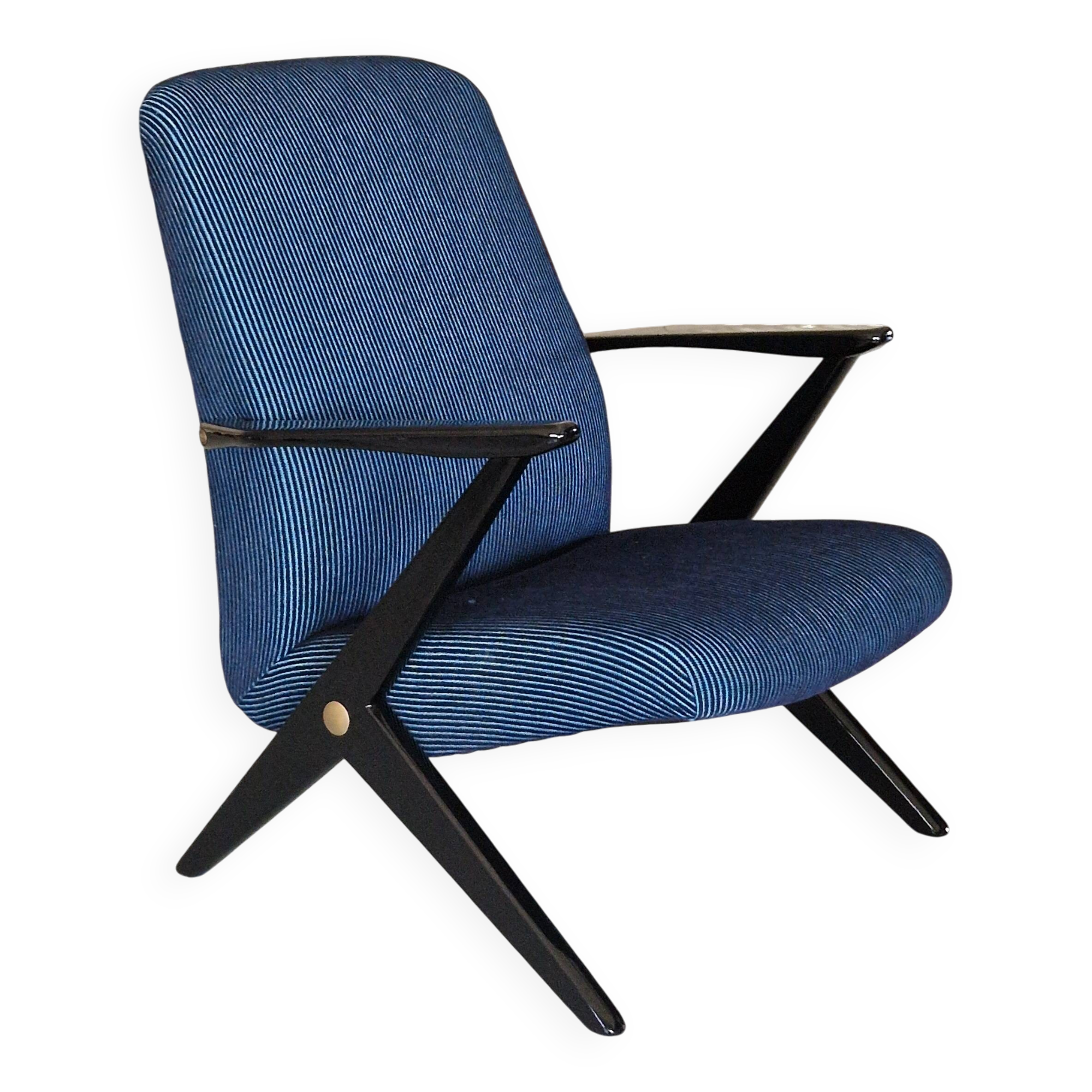 Pair of 1950s Easy Chairs by Bengt Ruda for Nordiska Kompagniet, Sweden