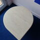 Vintage tables of the 80s in travertine