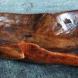Antique XXL carved solid wood leaf cutter