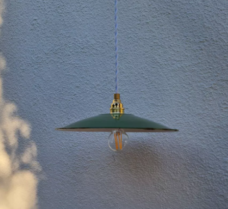 Enamelled sheet metal suspension 1950