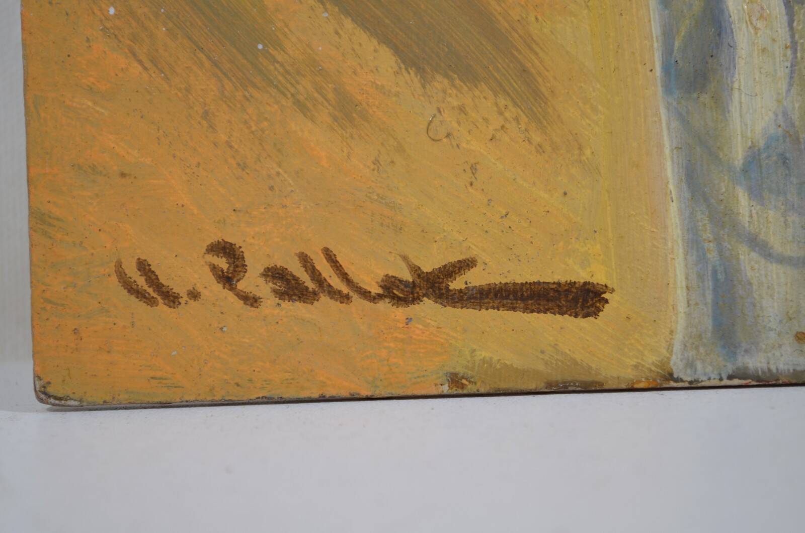 Claude PALLOT (1901-1987) "Still life with bouquet of yellow flowers" oil on panel signed