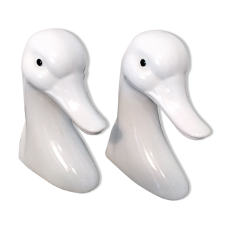 Pair of duck bookends