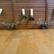Paire applique piano double ancienne e. muller bronze doré fin xixeme