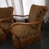 Pair of armchair art deco vintage 50 years