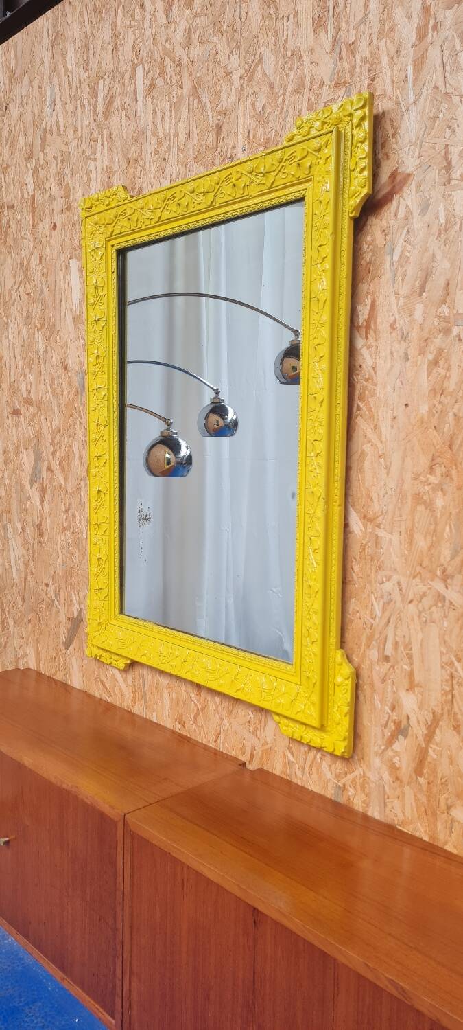 Wood and plaster mirror 1950