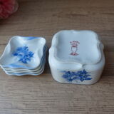 Small ceramic ashtrays, stackable