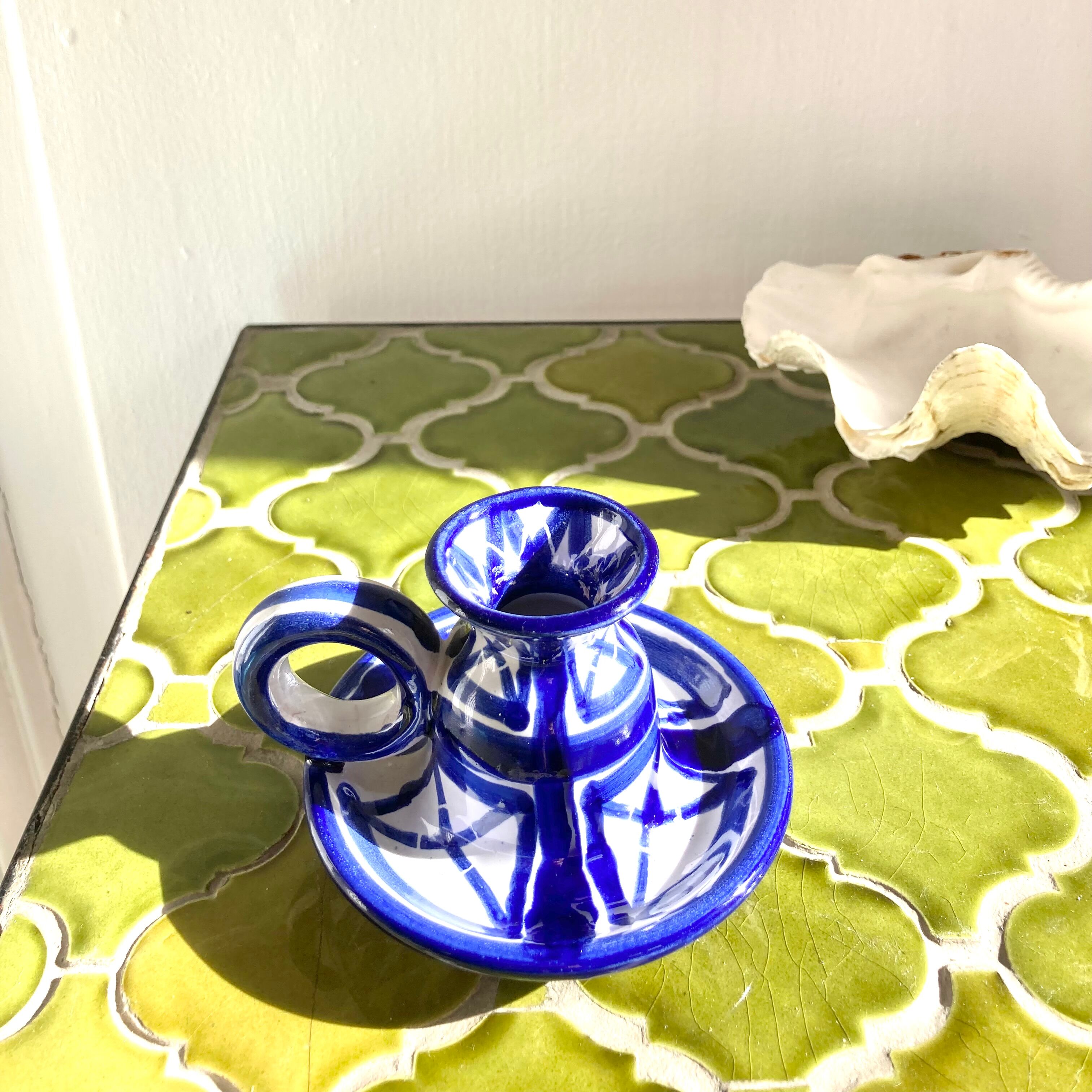 Ceramic hand candle holder