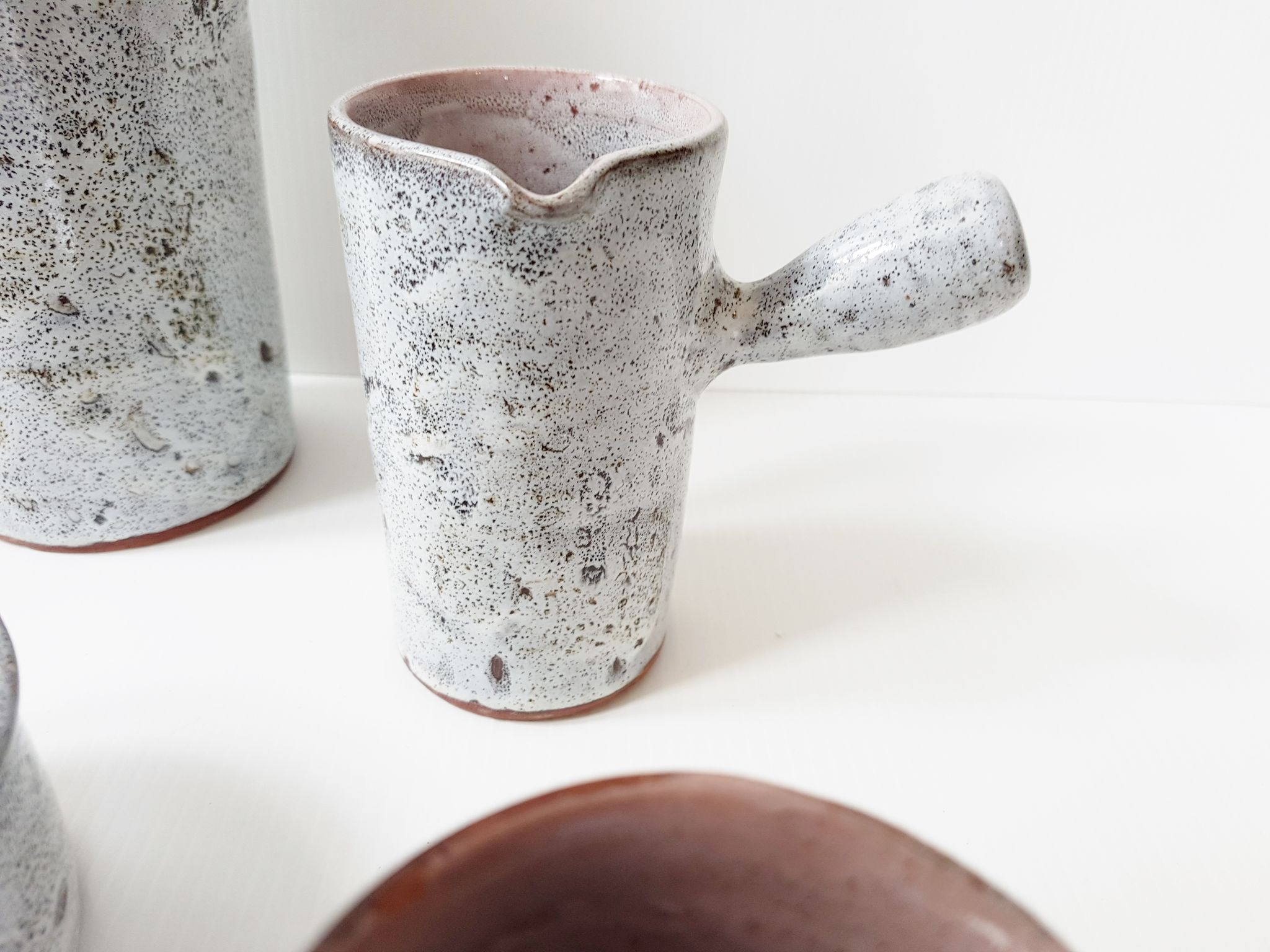 1970 vintage stoneware coffee service