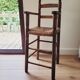 Chaise haute enfant bois