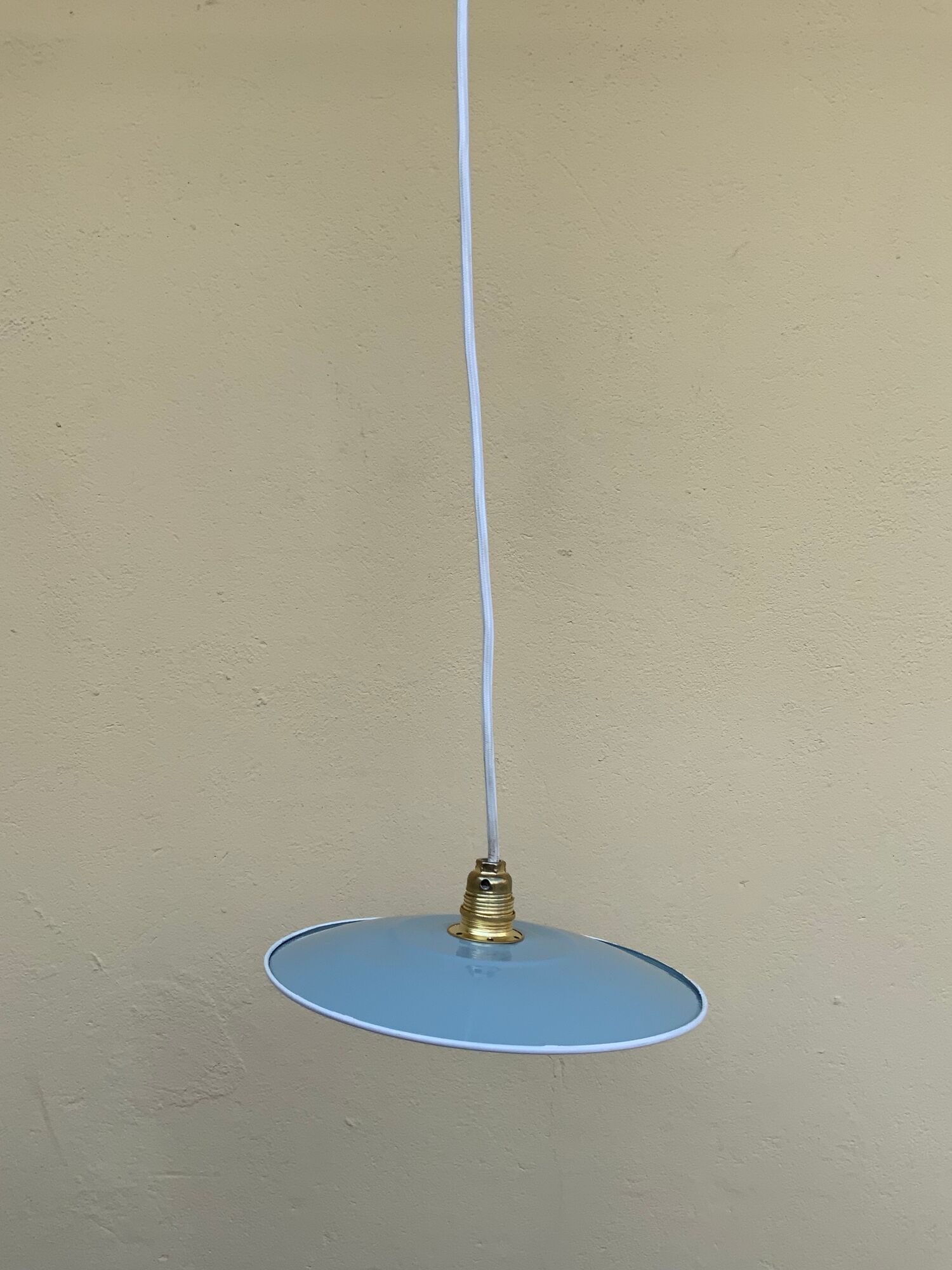 Vintage suspension metal electricity new woven wire 60 cm diameter 24cm
