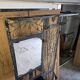 Art Deco coat rack wardrobe in wrought iron from the 1930s.