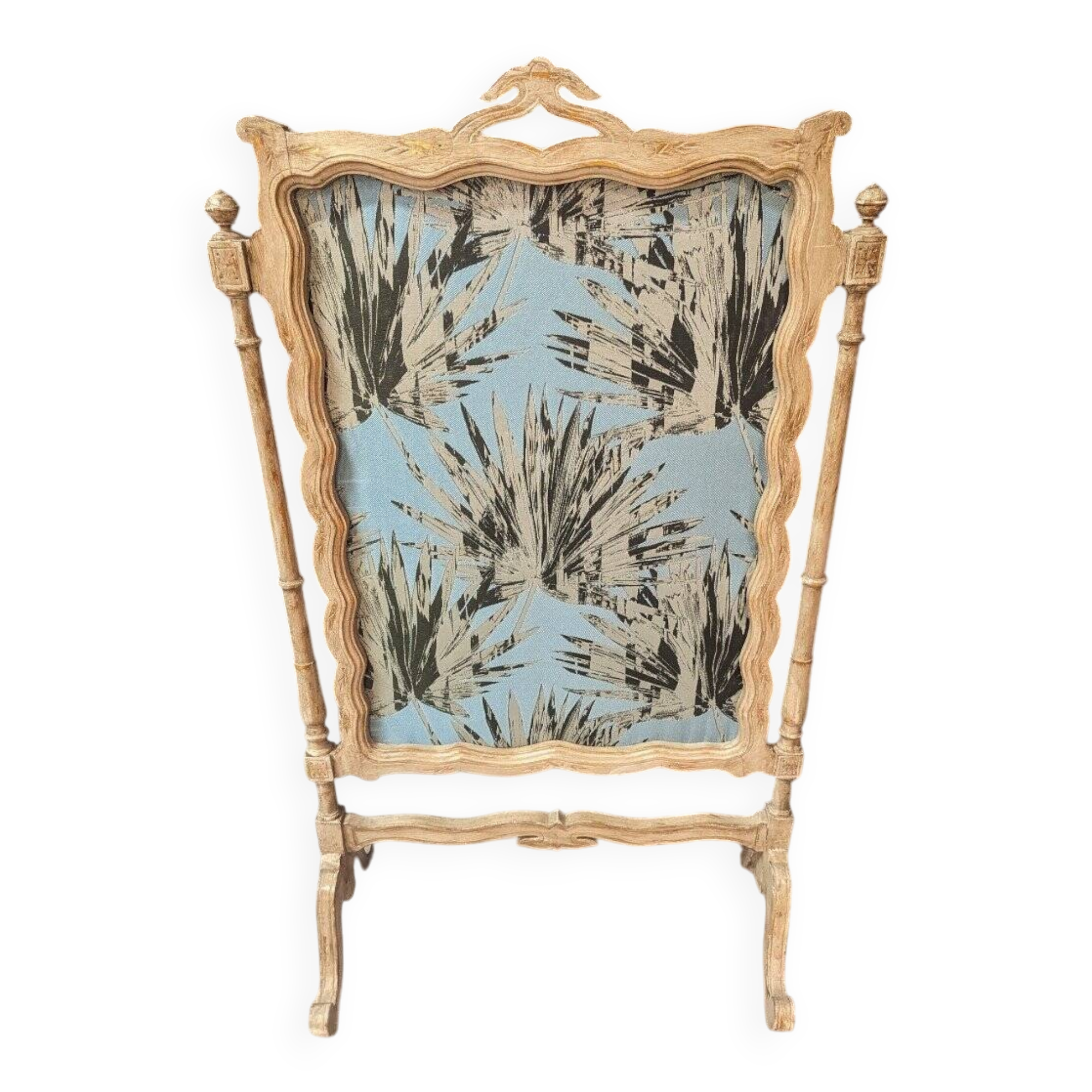 Louis XV wooden fire screen