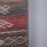 Vintage Turkish rug from Oushak, hand-woven 54x703 cm