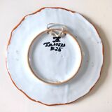 Decorative plate to hang, Italian earthenware