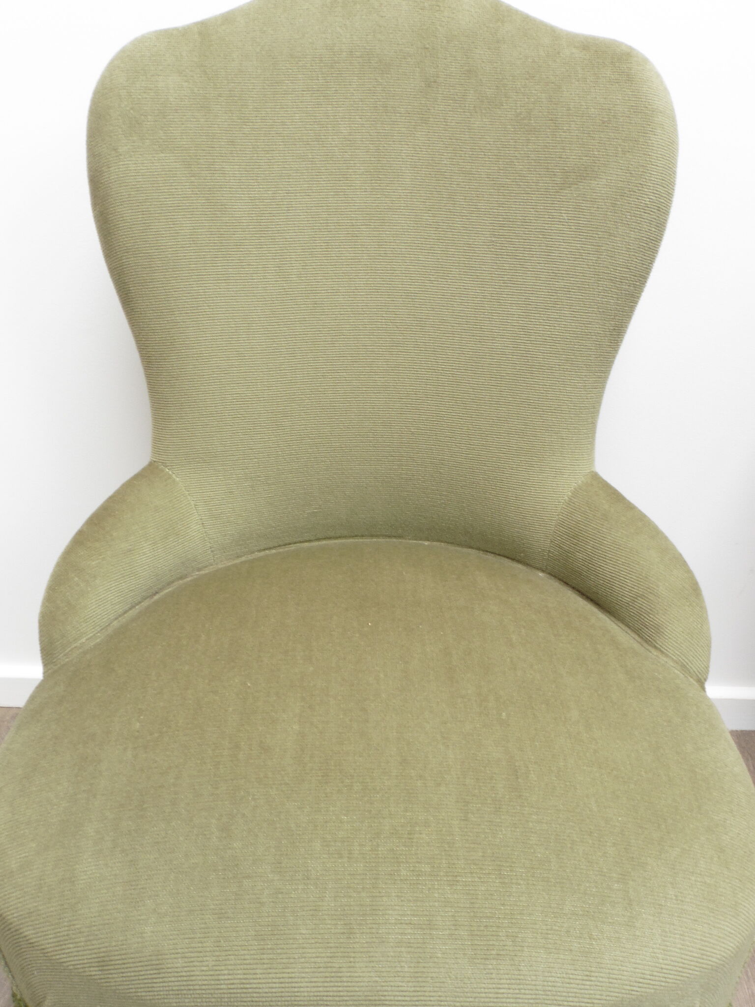 Green armchair