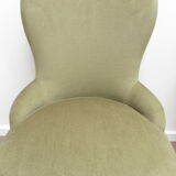 Green armchair