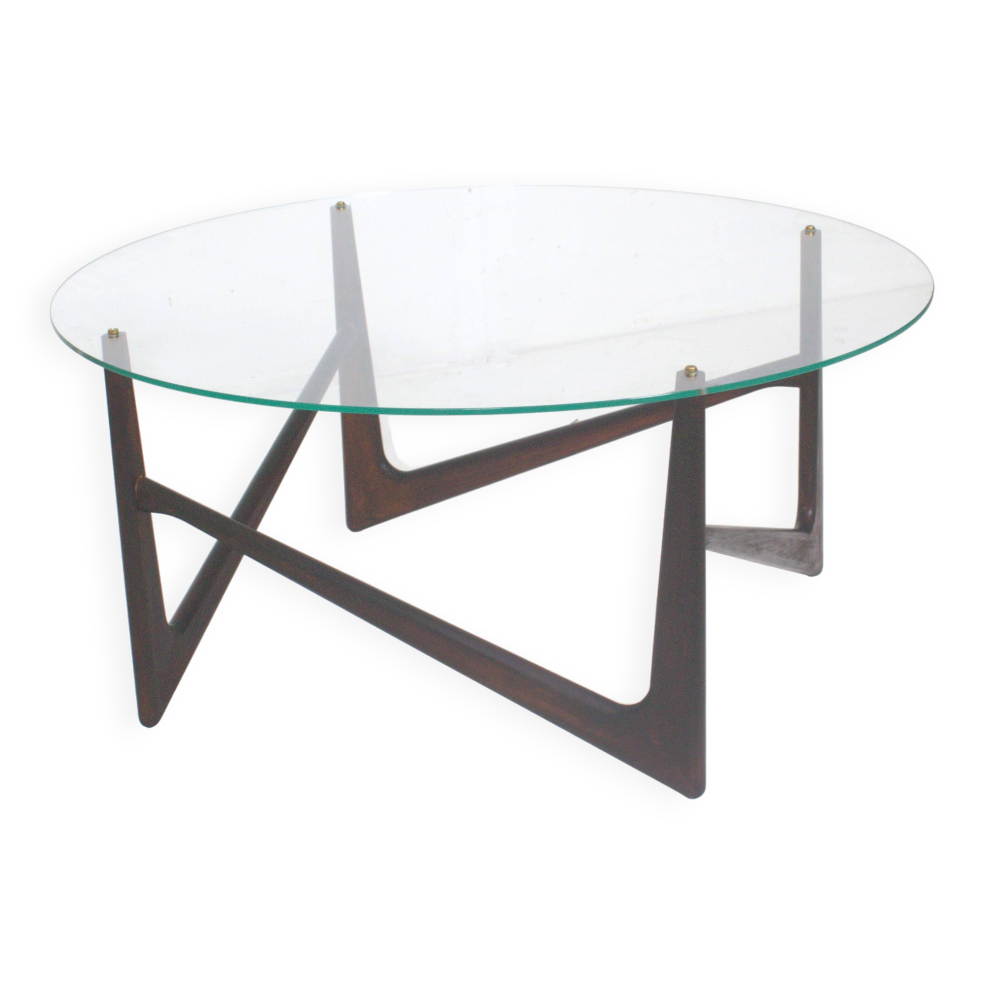 Sculptural coffee table in the style of Ico Parisi, Italy, 1950s