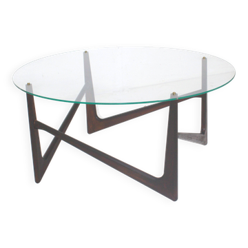 Sculptural coffee table in the style of Ico Parisi, Italy, 1950s