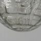 Hanging lamp in hand-blown white glass by Doria Leuchten, 1960s Germany