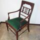 A mahogany armchair from the turn of the 19th and 20th centuries