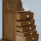 Rare Rawl display furniture from the 1950s with drawers and a showcase.