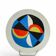 Sonia Delaunay (1885-1979), plate "Windsor", circa 1976-1977