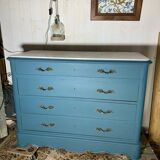 Marble top chest of drawers