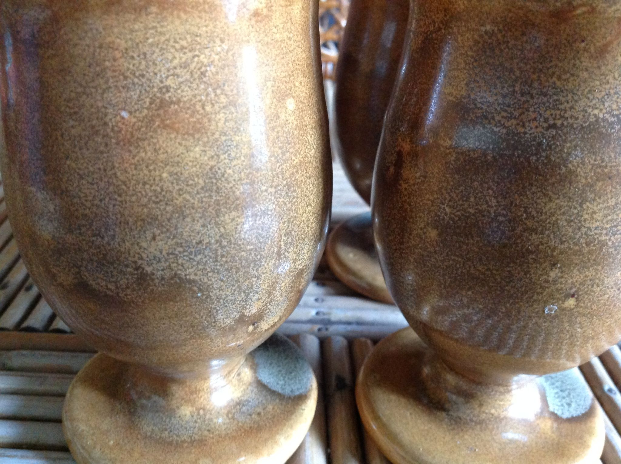 Set de 4 tasses en ceramique vernissée