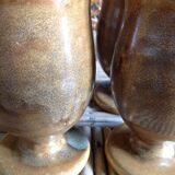 Set of 4 cups glazed ceramic