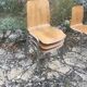 Suite de six chaises circa 1960