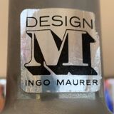 Floor or table lamp in German glass and synthetic cork in M Design style by Ingo Maurer, 1960s.