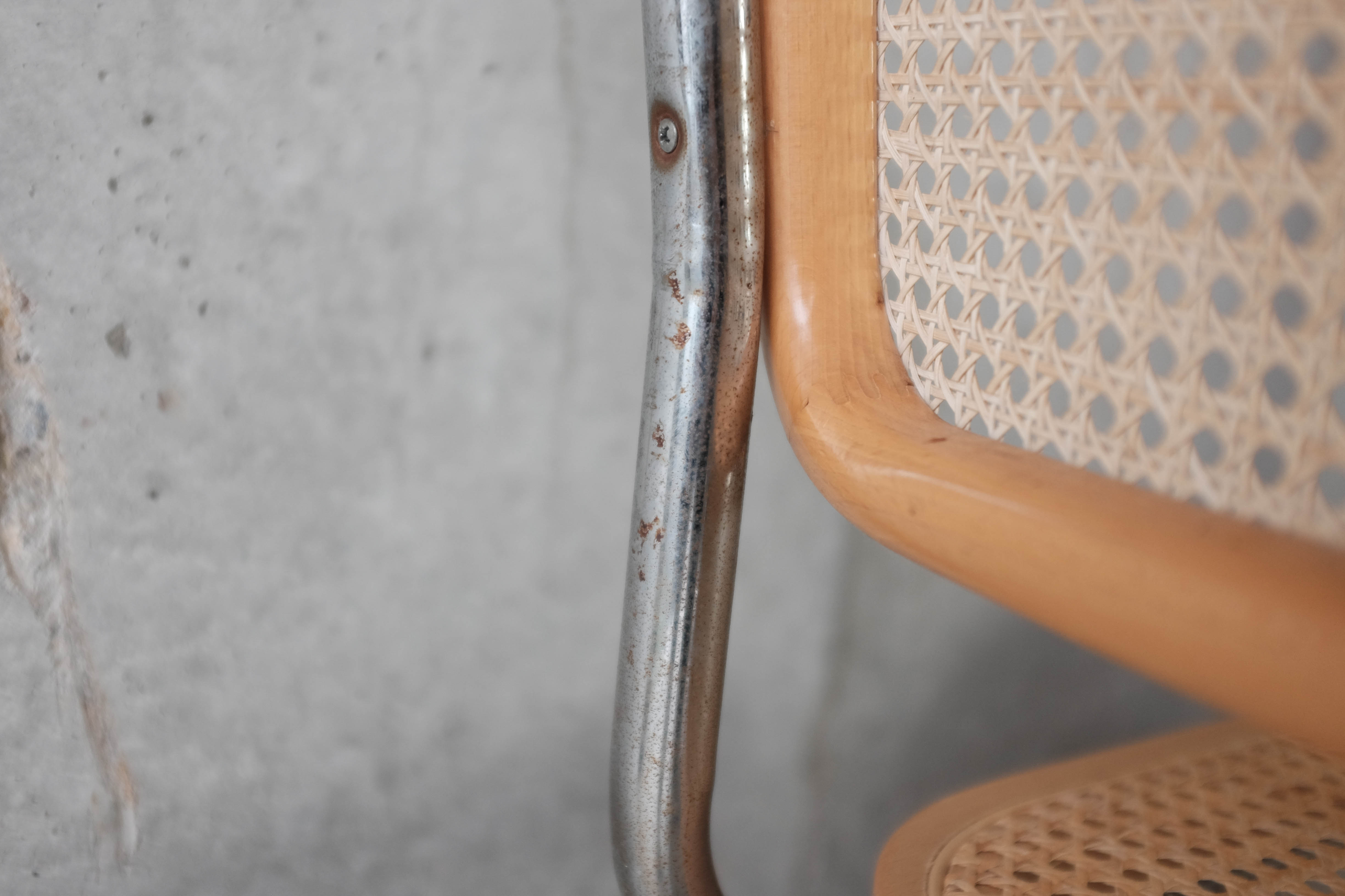 Set of 6 chairs Cesca B32 by Marcel Breuer