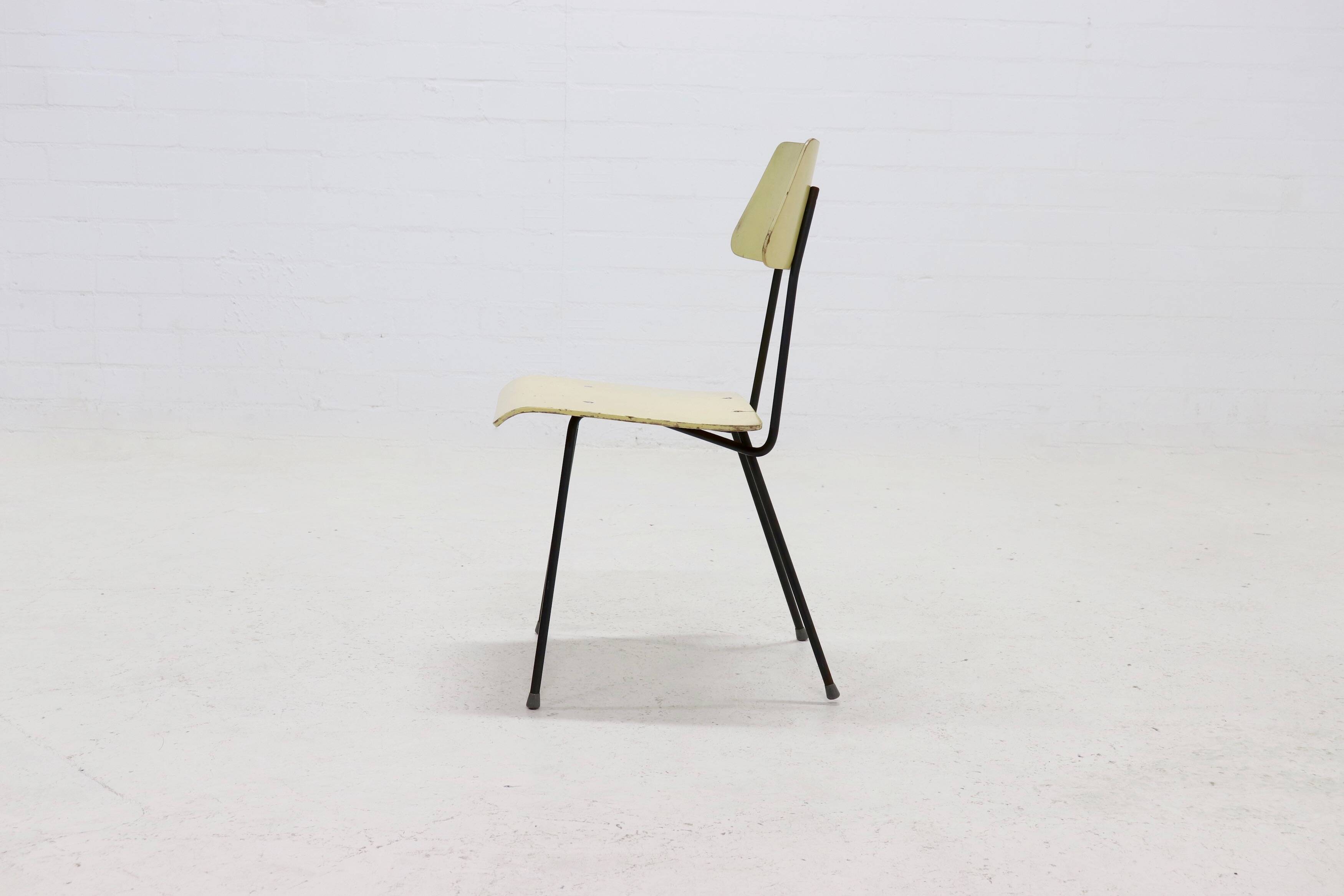 Rare Side Chair by Rob Parry for Dico Netherlands 1950s