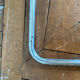 Nesting tables metal and smoked glass 70s