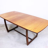 Teak expandable dining table, Denmark, 1960