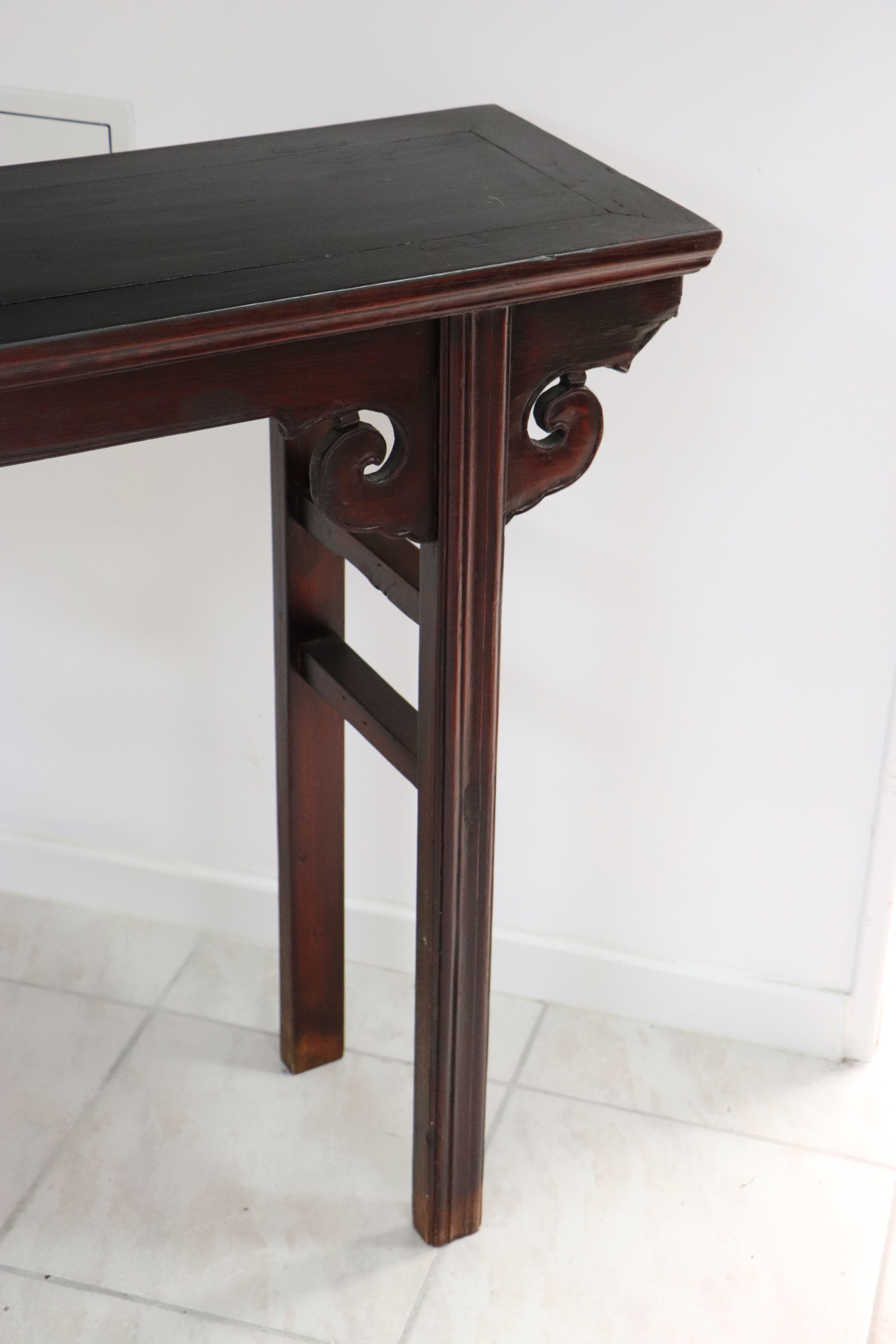 Chinese wooden console