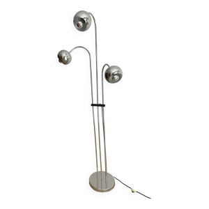 lampadaire chrome design