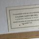 Watercolour by Christian Gaudin framed certificate Guérande fishing port marshes