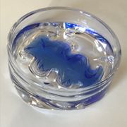 Coupe cristal Daum design annees 70