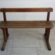 Rustic School Bench, 1950s